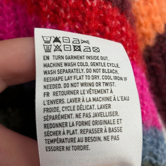 American Eagle Outfitters Colorful Striped Knit Sweater M - Picture 6 of 9